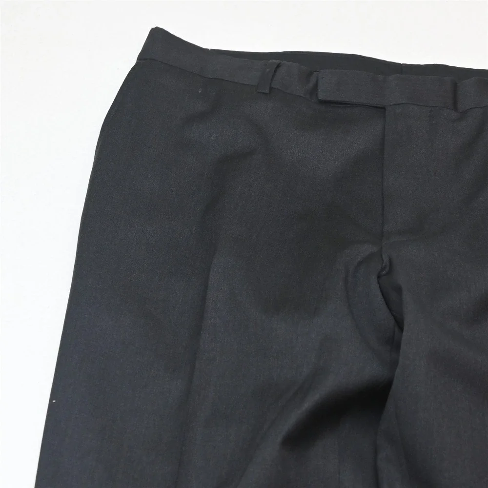 Hugo Boss 42L 34x32 Gray Pasolini/Movie 100% Wool USA Mens Jacket Pants Suit